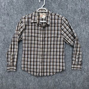 Wrangler American cowboy western pearl snap button up shirt Men's size Large